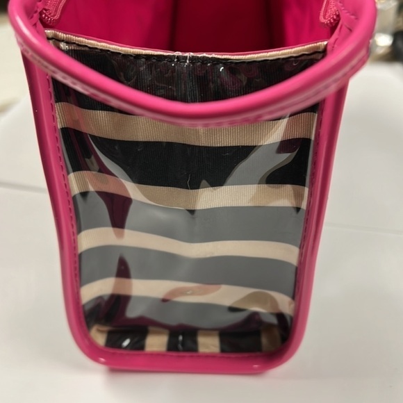 Kate Spade Large Heddy Thalia Striped Glazed Clutch Bag - Picture 13 of 13